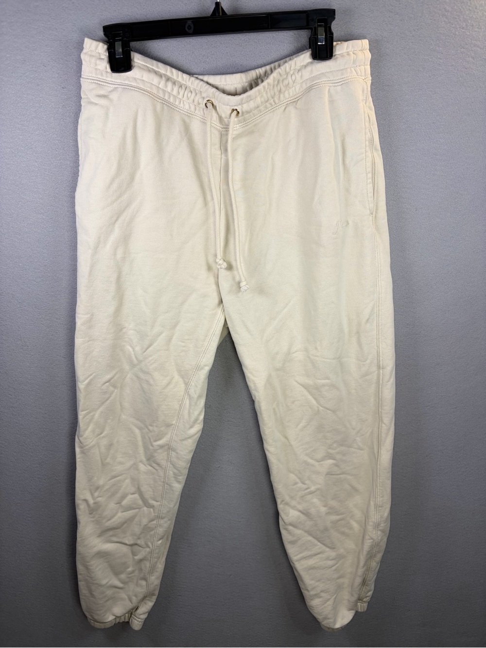 J. Crew Cream Drawstring Sweatpants for Men